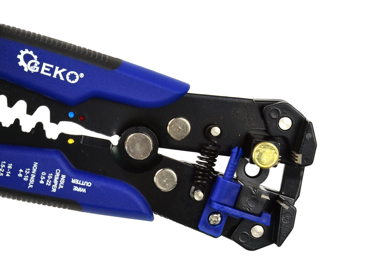 CLESTE MULTIFUNCTIONAL DECABLATOR SI SERTIZAT CABLURI AUTOMAT 0.2-6MM² GEKO