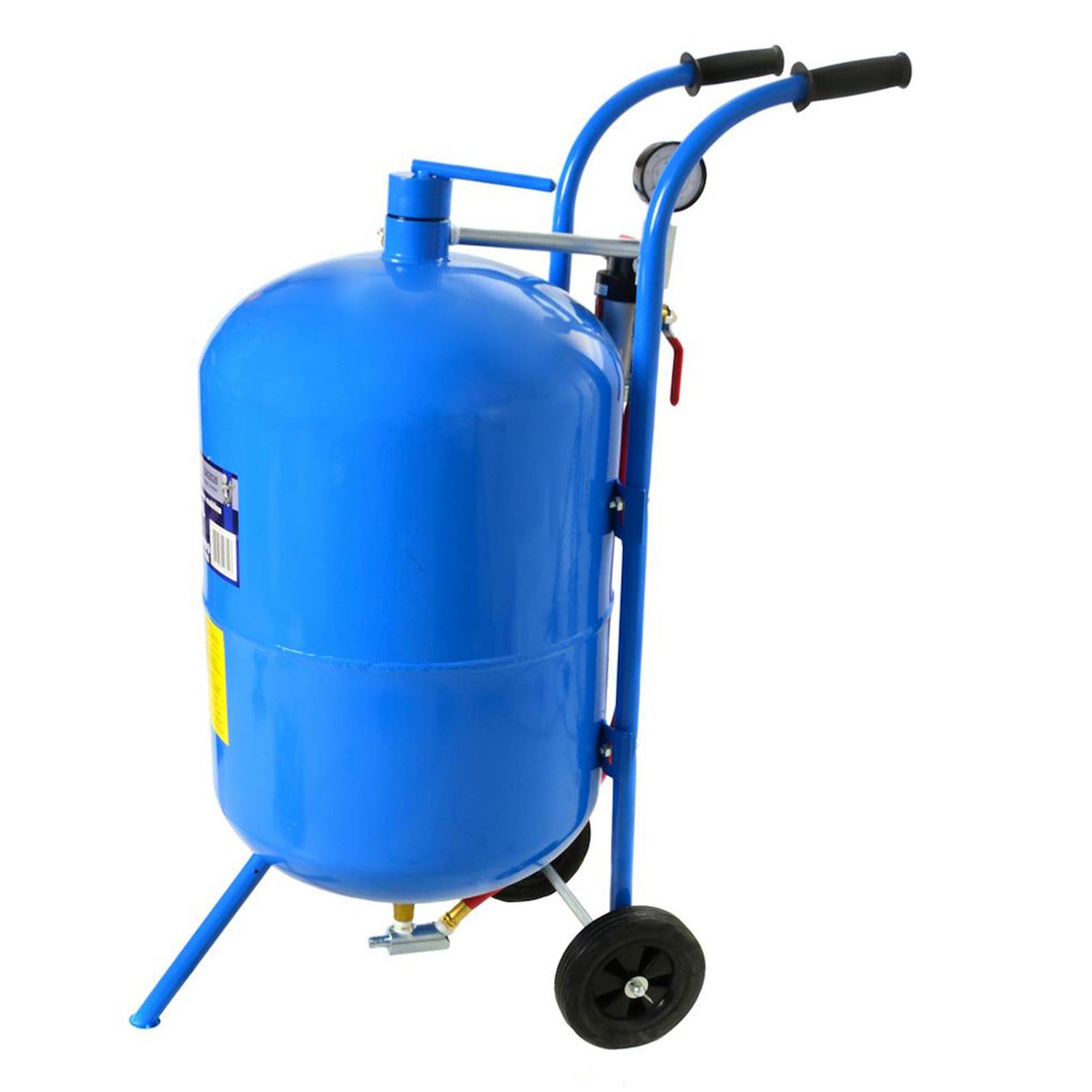 DISPOZITIV DE SABLAT EXTERIOR 76 L + NISIP CUARTOS PENTRU SABLAT, GRANULATIE 0.3-0.7, SAC 25KG