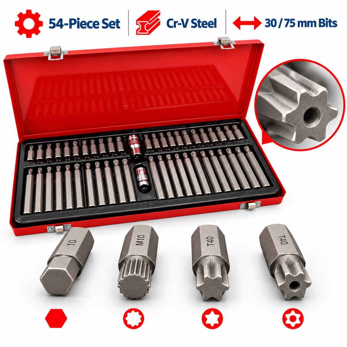 Trusa biti 54 buc GEBO TOOLS