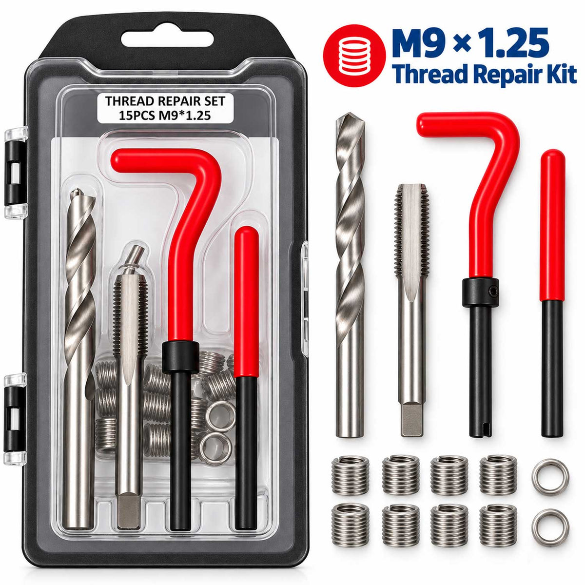 Kit reparatie filet m9x1.25 GEBO TOOLS