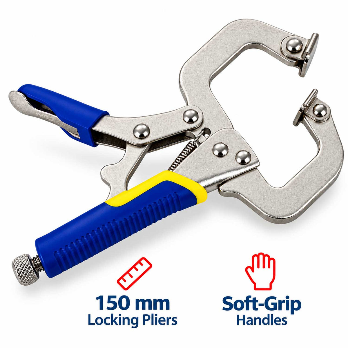 Cleste autoblocant pentru tinichigerie 150mm GEBO TOOLS