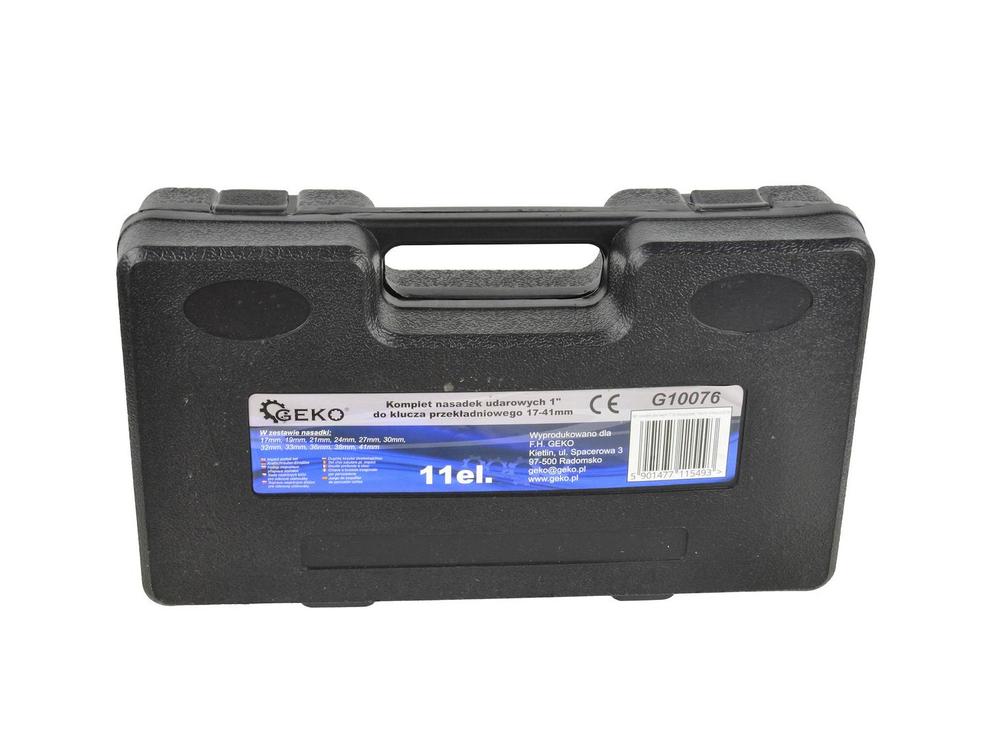 SET TUBULARE HEXAGONALE DE IMPACT 1'' 17-41MM 11PIESE GEKO