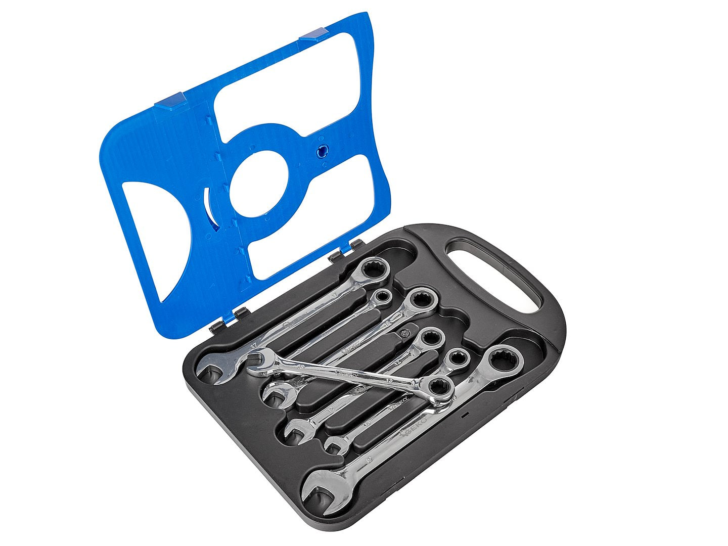 SET 7 CHEI COMBINATE CU CLICHET 8-19MM GEKO