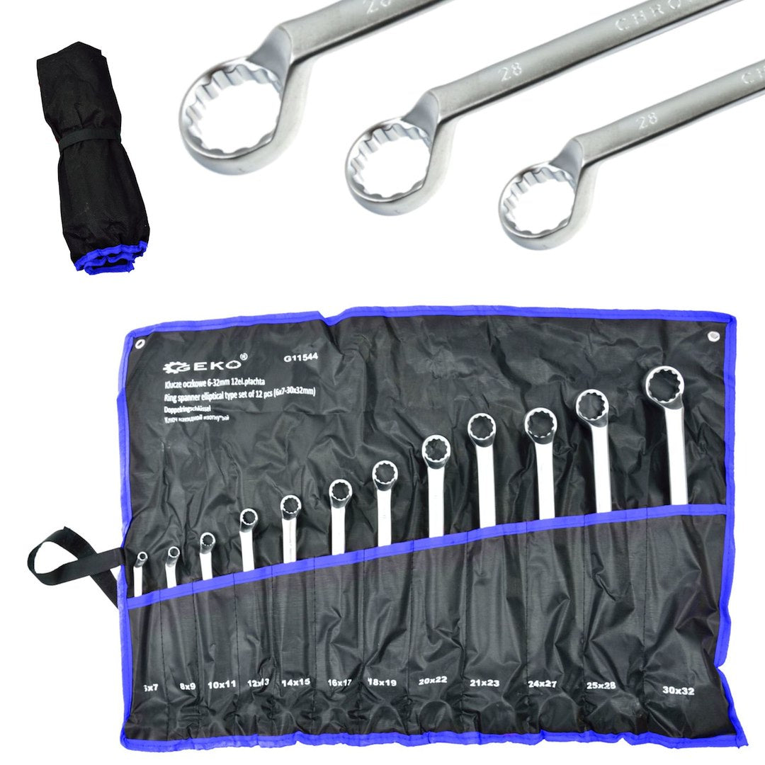 SET CHEI INELARE DUBLE COTITE 6-32MM 12 PIESE