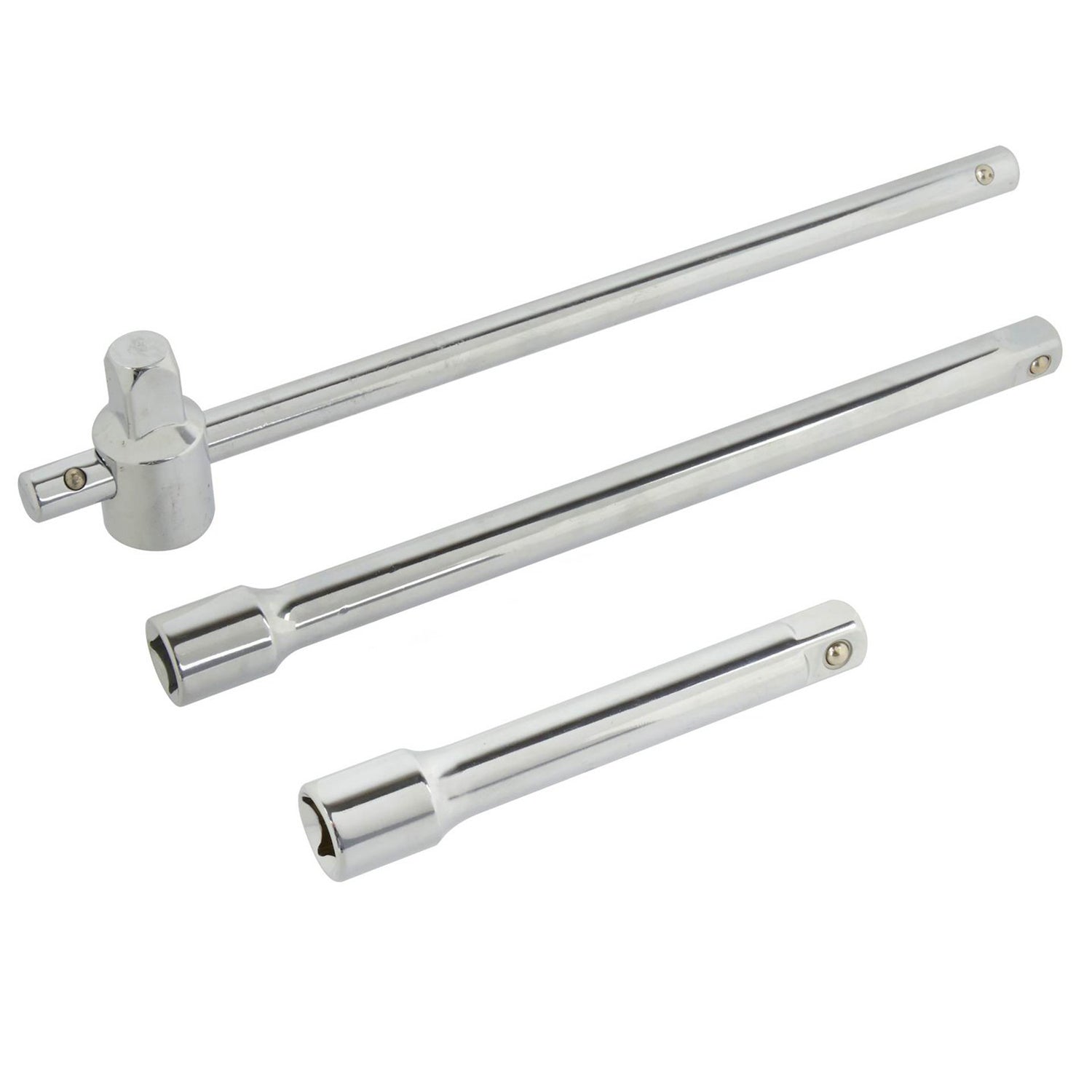 SET EXTENSII CU MANER DE FORTA 1/2'' 3 PIESE GEKO