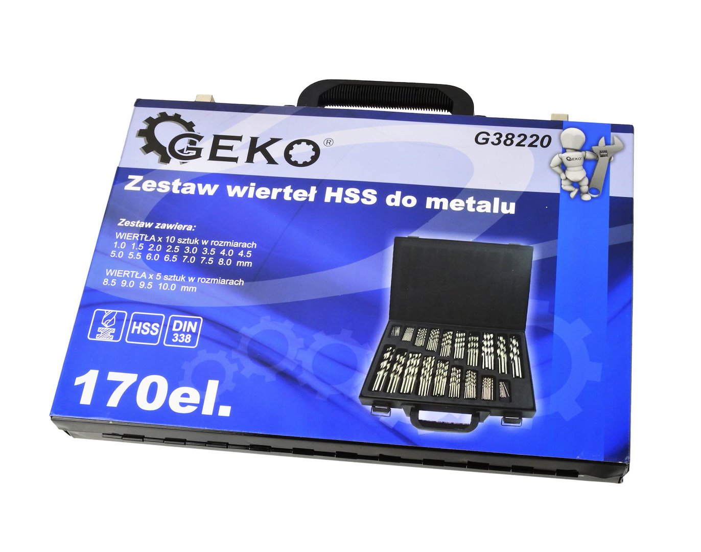 SET 170 BURGHIE PENTRU METAL HSS GEKO