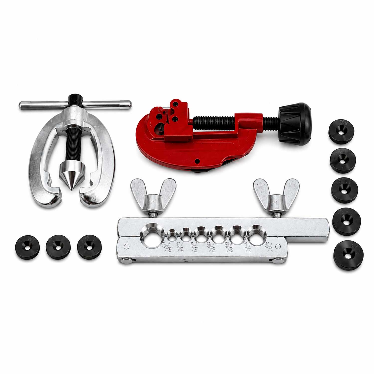 Trusa de bercuit conducte frana in inch cu taietor GEBO TOOLS