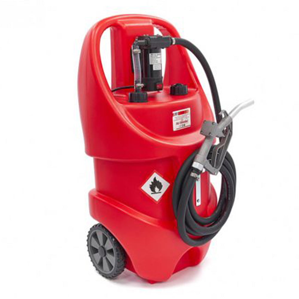 POMPA MOBILA DE TRANSFER MOTORINA CU REZERVOR 75L 40L/MIN 12V HBM