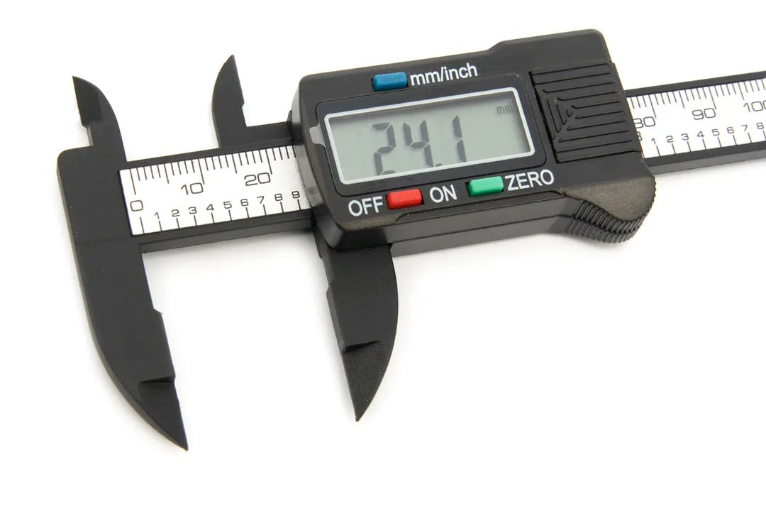 SUBLER DIGITAL 100 MM, AFISAJ LCD, PRECIZIE 0.1 MM, CONVERSIE MM/INCH, INSTRUMENT DE MASURA PRECIS HBM OLANDA