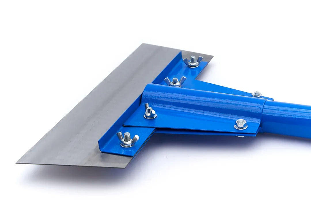 RACLETA PODEA HBM OLANDA 300 MM CU COADA DIN FIBRA DE STICLA 1350 MM, PENTRU INDEPARTAREA ADEZIVULUI, VOPSELEI SAU MOCHETEI