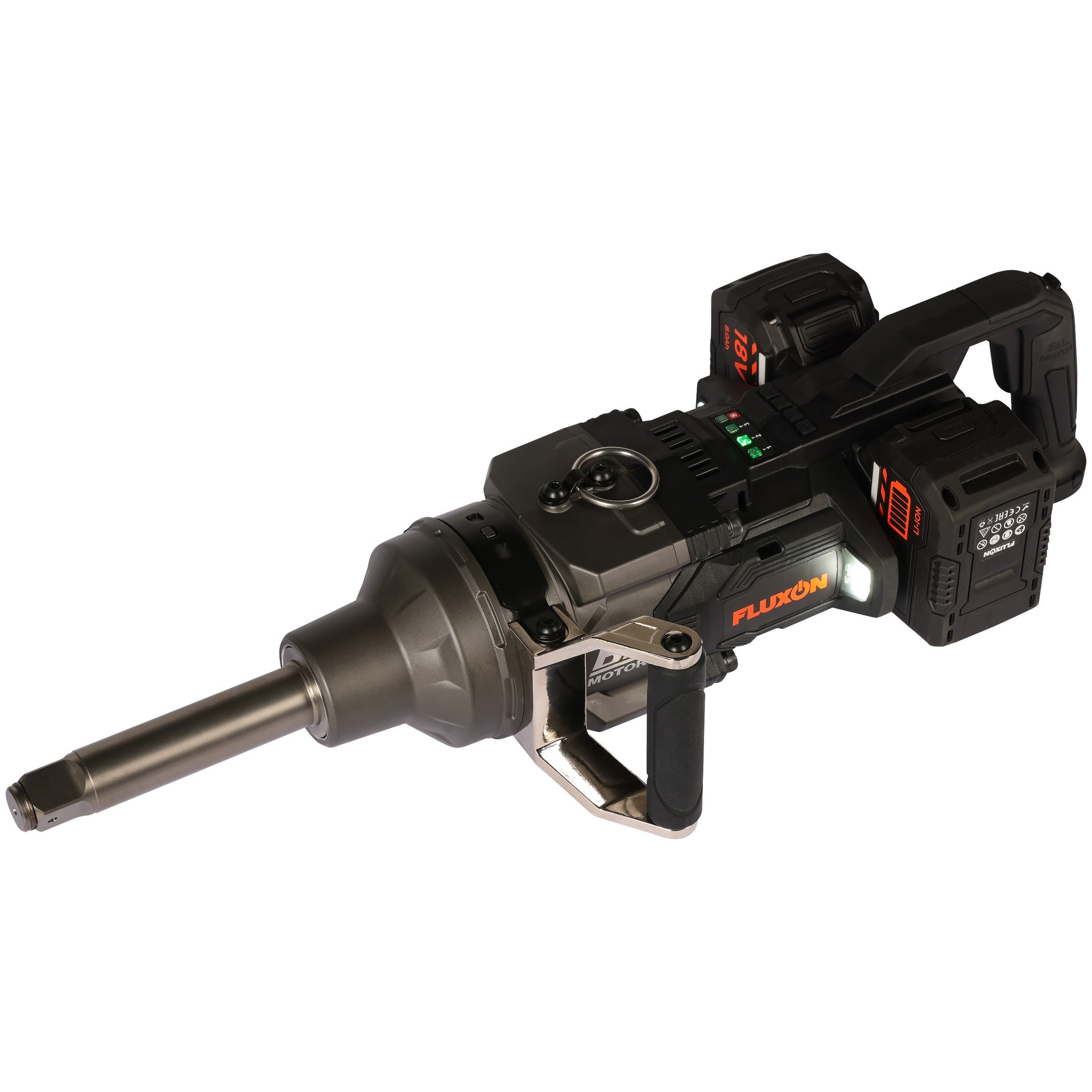 PISTOL DE IMPACT 1" 4000NM CU 2 ACUMULATORI 8AH 18V CU INCARCATOR DUAL, MOTOR BRUSHLESS
