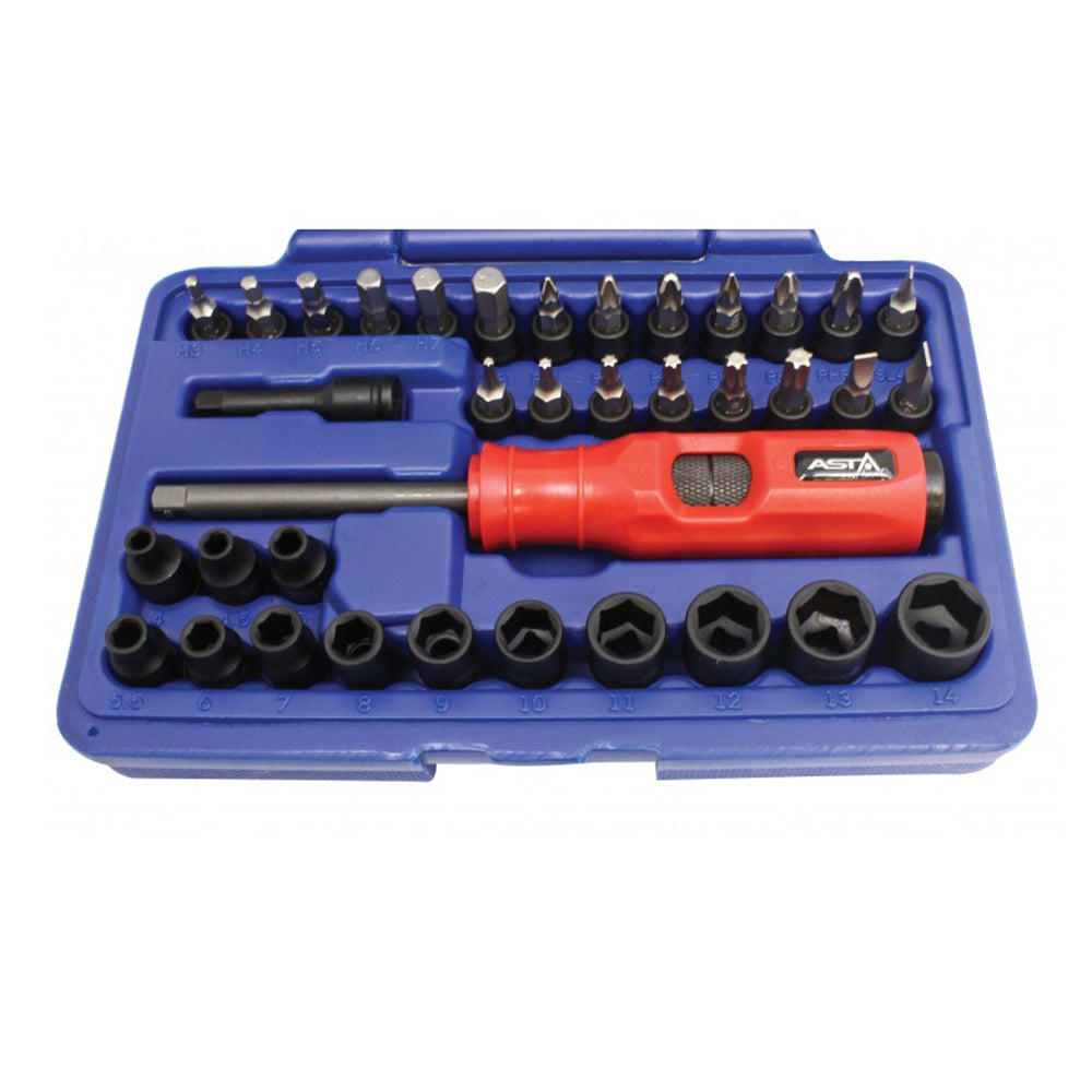 SET SURUBELNITE MECANICE DE IMPACT 1/4 37 PIESE