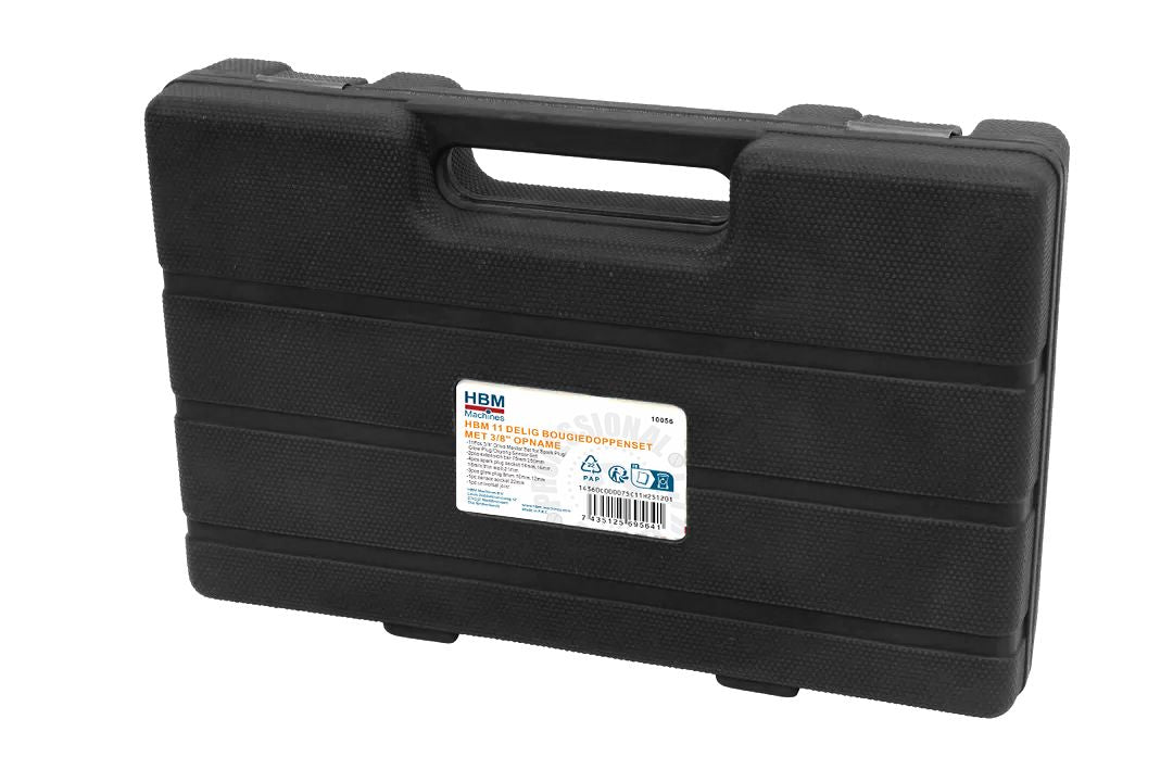 Set chei tubulare pentru bujii 3/8 11 piese HBM MACHINES OLANDA