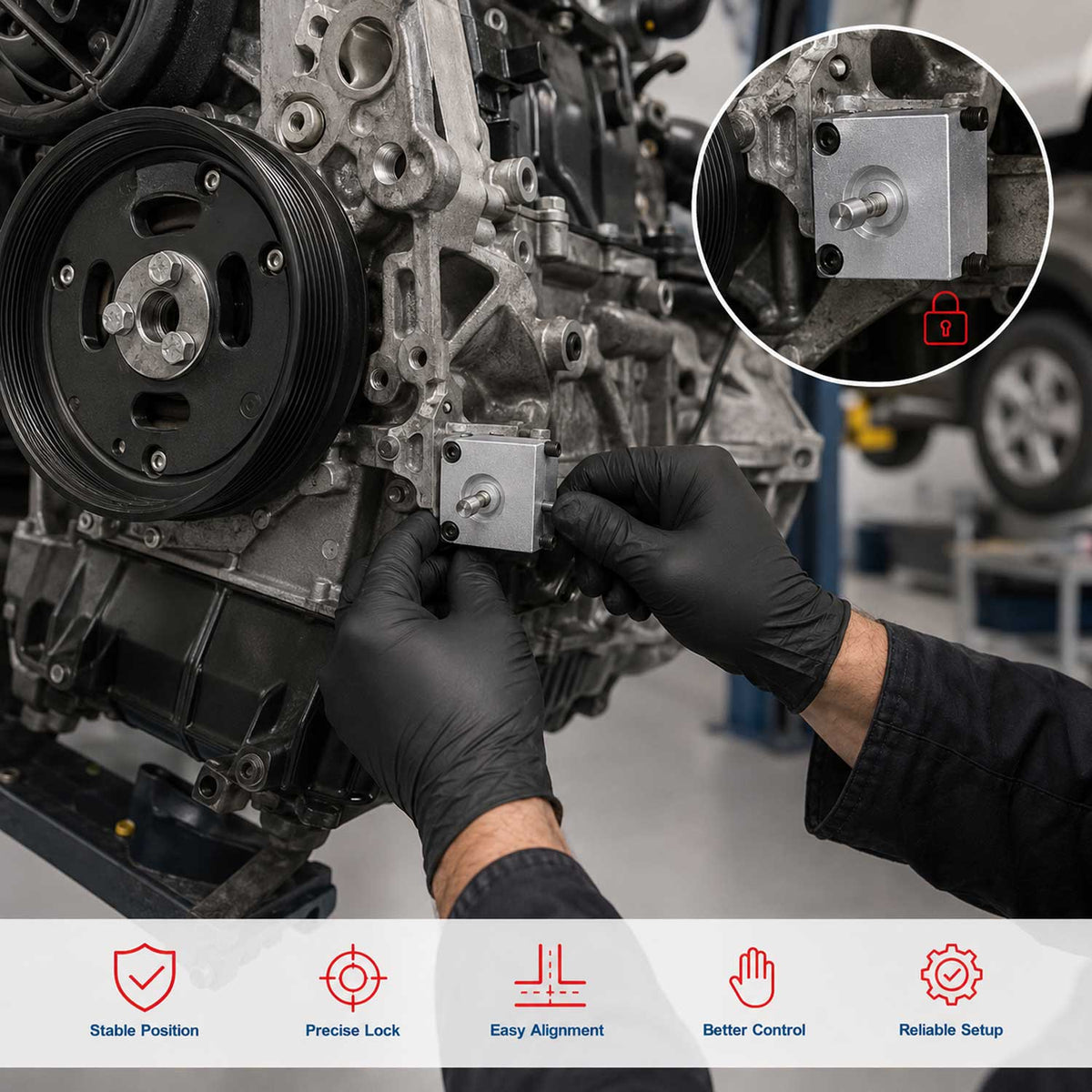 Trusa fixare distributie OPEL VAUXHALL 1.0 1.2 1.4 GEBO TOOLS