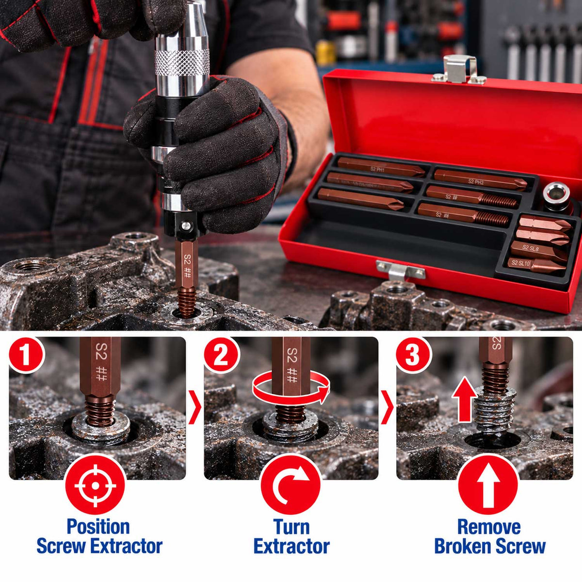 Trusa surubelnita de impact GEBO TOOLS