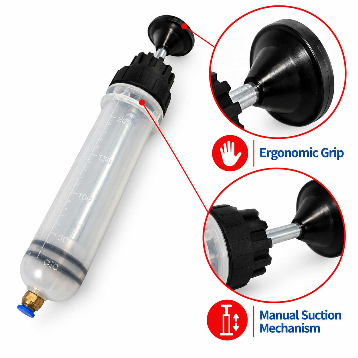 Pompa de transfer pentru lichide 200ml GEBO TOOLS