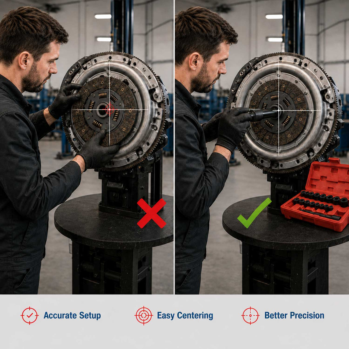 Trusa universala pentru centrare ambreiaj GEBO TOOLS
