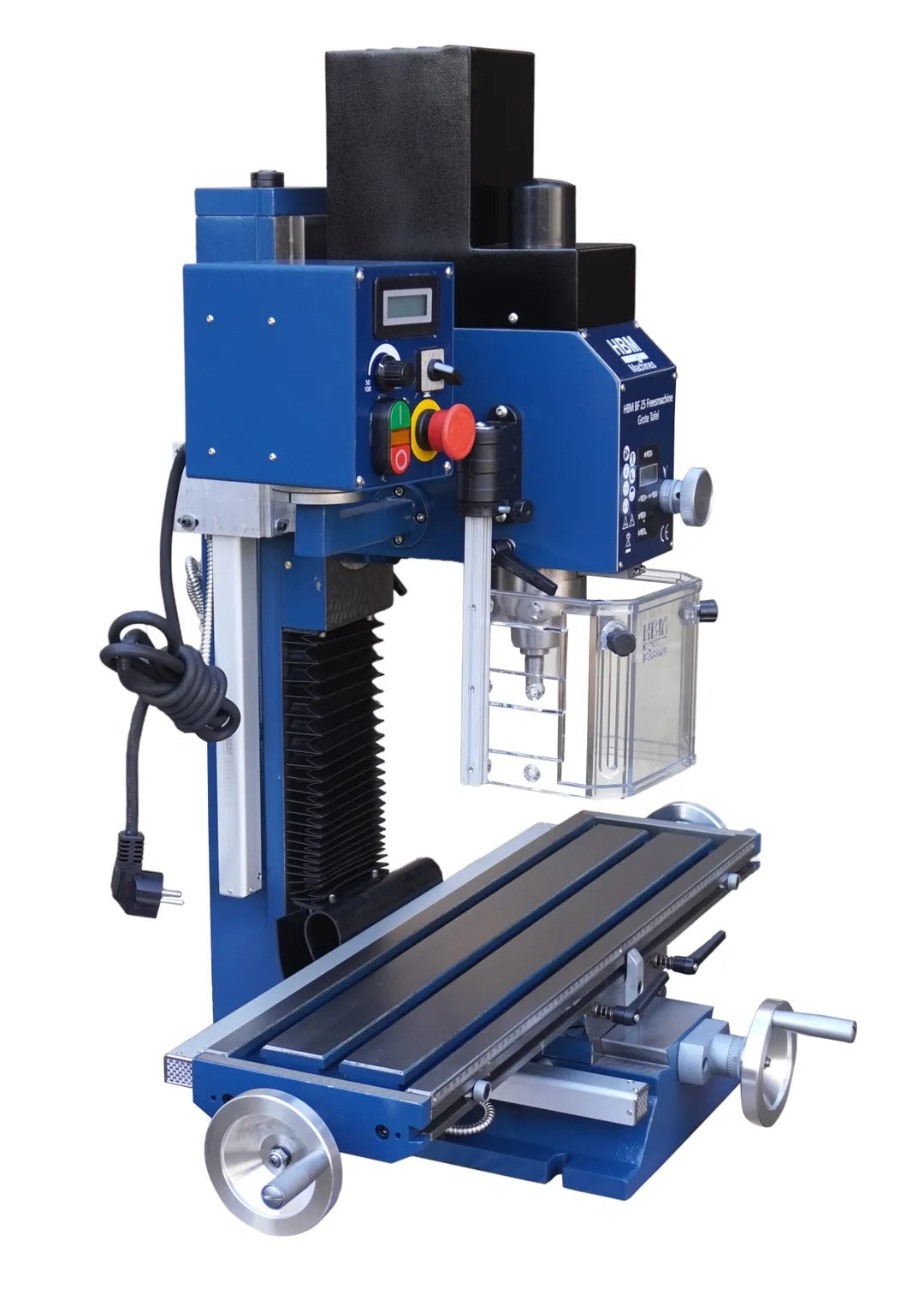 MASINA DE FREZAT SI GAURIT CU ECRAN DIGITAL BF 25 750W 230V