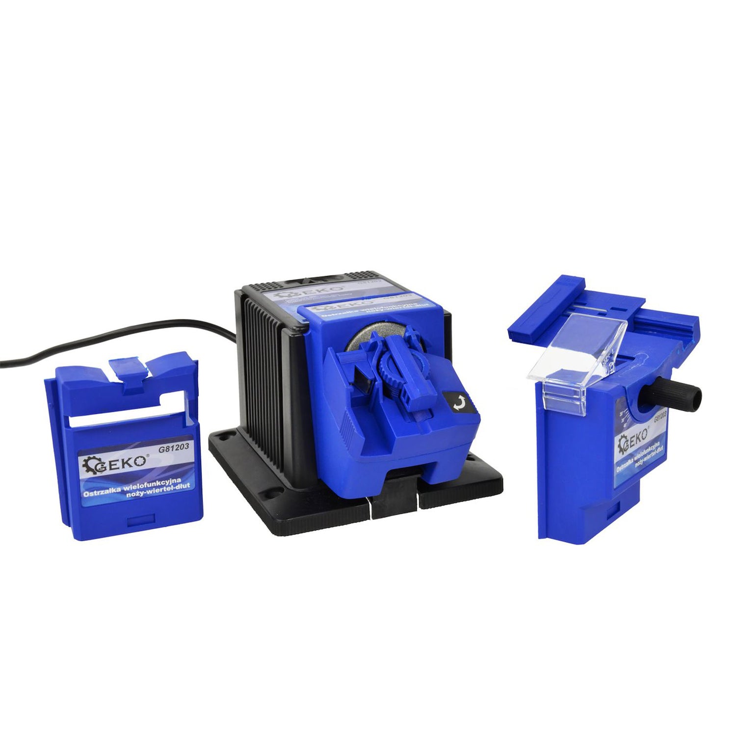 MASINA MULTIFUNCTIONALA DE ASCUTIT PENTRU CUTITE, BURGHIE SI DALTI GEKO