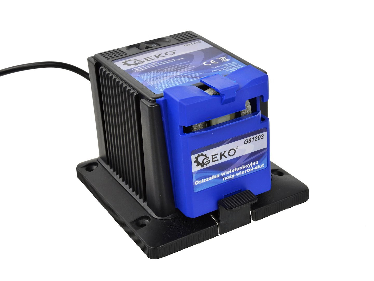 MASINA MULTIFUNCTIONALA DE ASCUTIT PENTRU CUTITE, BURGHIE SI DALTI GEKO