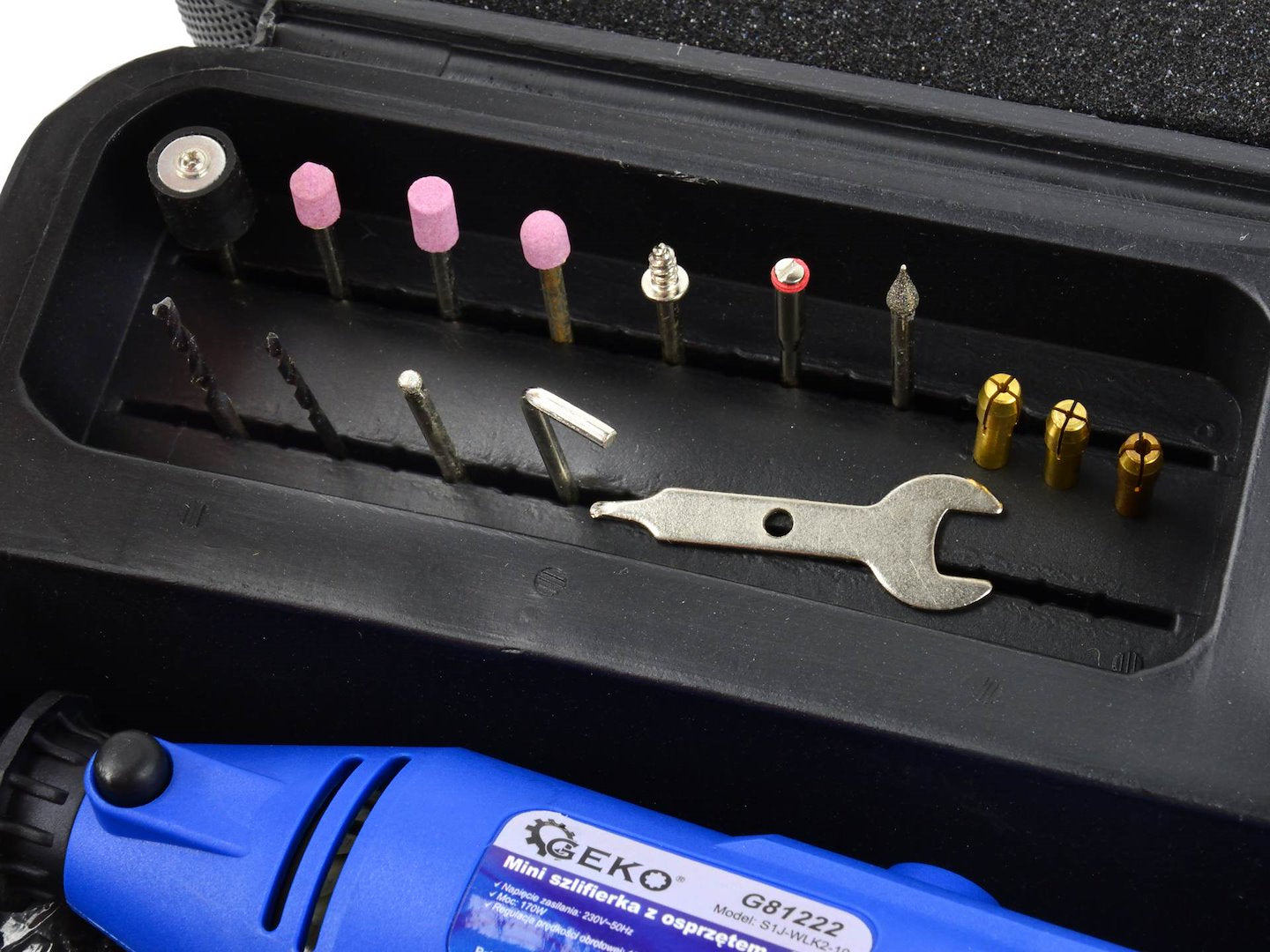 SET MINI POLIZOR CU ACCESORII 40 PIESE 220V GEKO