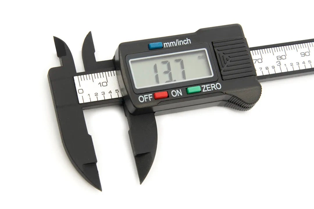 SUBLER DIGITAL 100 MM, AFISAJ LCD, PRECIZIE 0.1 MM, CONVERSIE MM/INCH, INSTRUMENT DE MASURA PRECIS HBM OLANDA