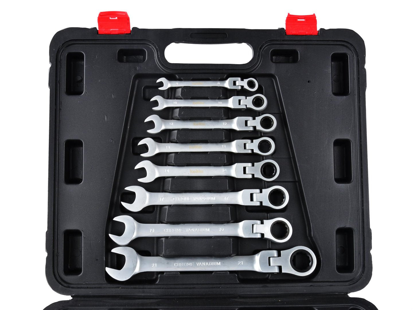 TRUSA CHEI COMBINATE CU CLICHET ARTICULATE 8-32MM 13PIESE KELTIN