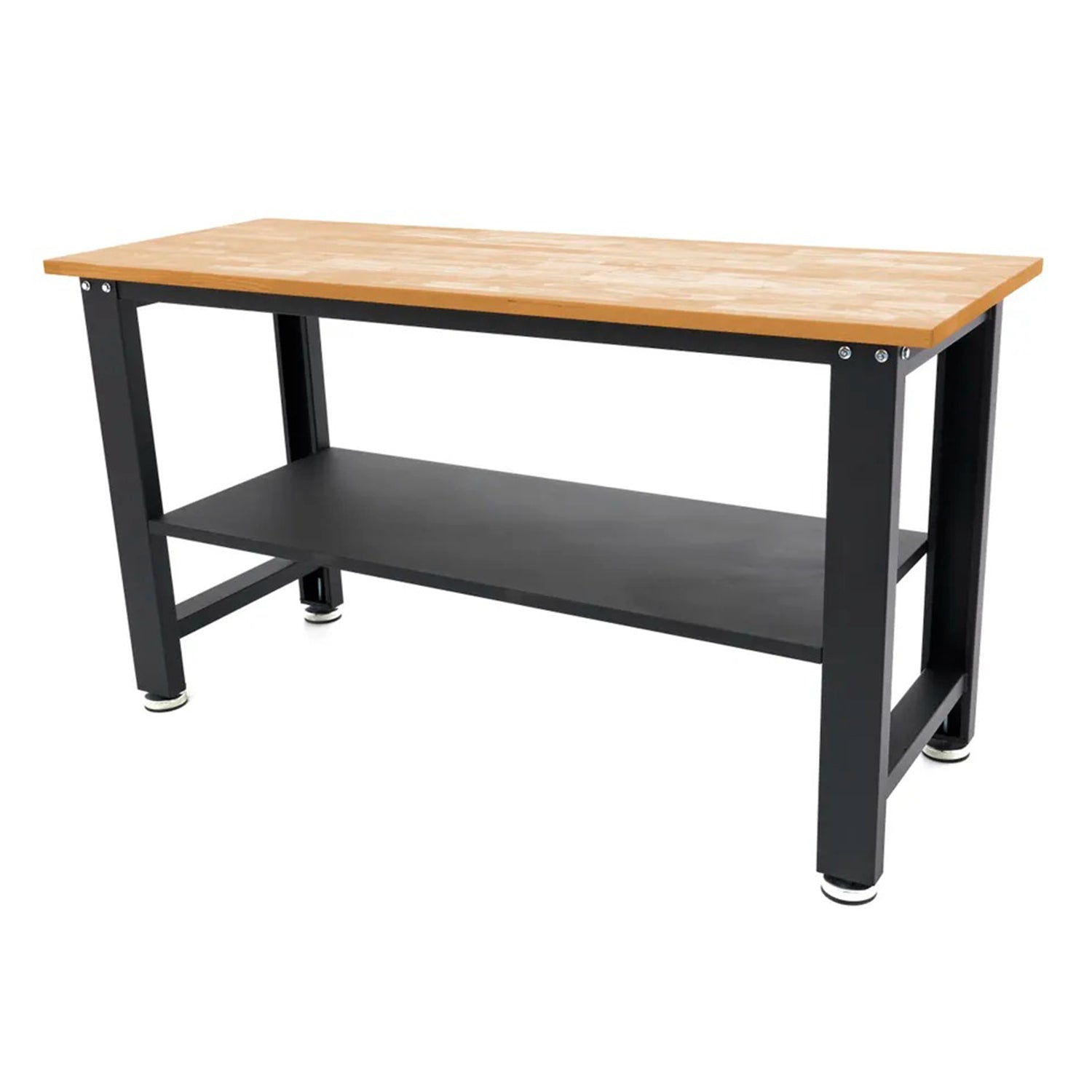 BANC DE LUCRU REGLABIL PE INALTIME CU BLAT DIN LEMN MASIV 160 CM HBM