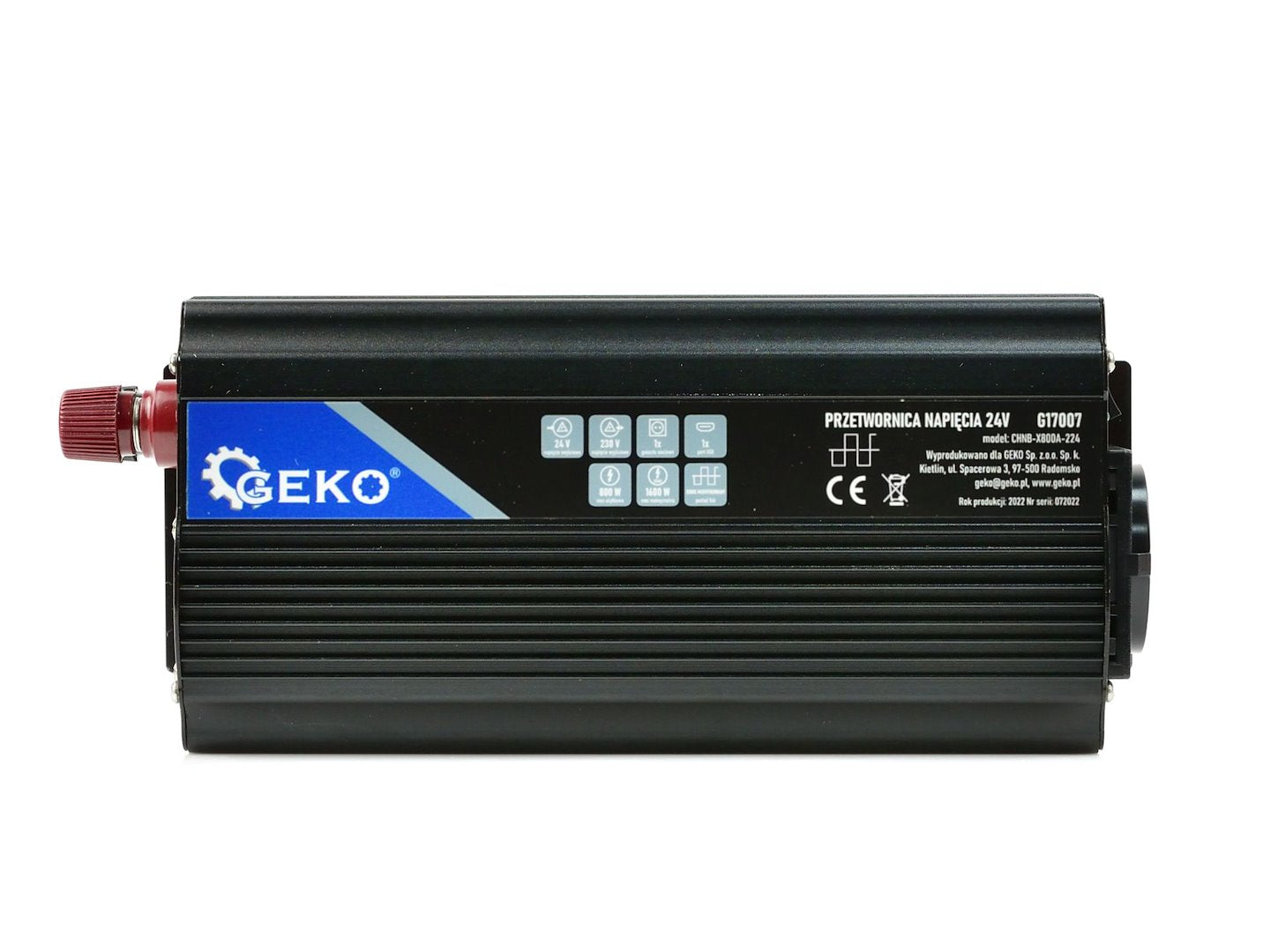 INVERTOR DE TENSIUNE 24-220V 800/1600W GEKO