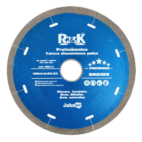 DISC DIAMANTAT R&K PREMIUM 125MMX5X1.4X22.2MM