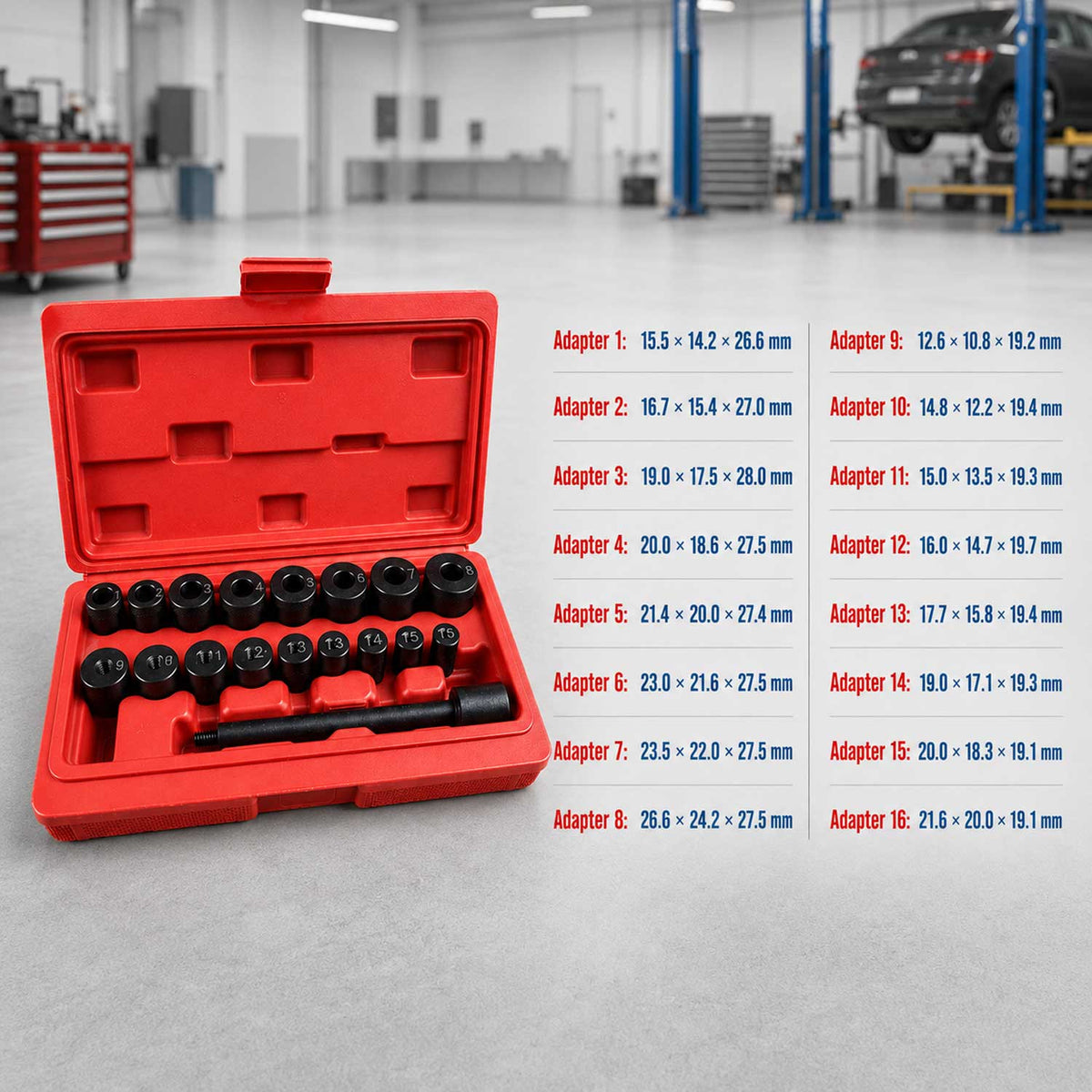 Trusa universala pentru centrare ambreiaj GEBO TOOLS