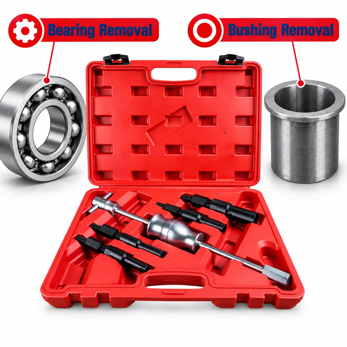 Extractor presa rulmenti si bucsi cu prindere interioara 10-32 mm GEBO TOOLS