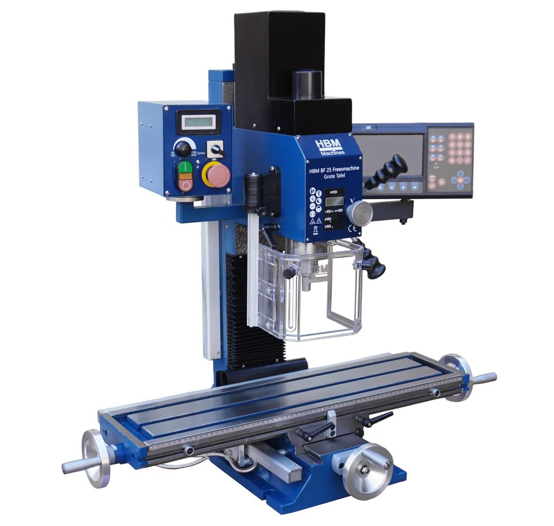 MASINA DE FREZAT SI GAURIT CU ECRAN DIGITAL BF 25 750W 230V