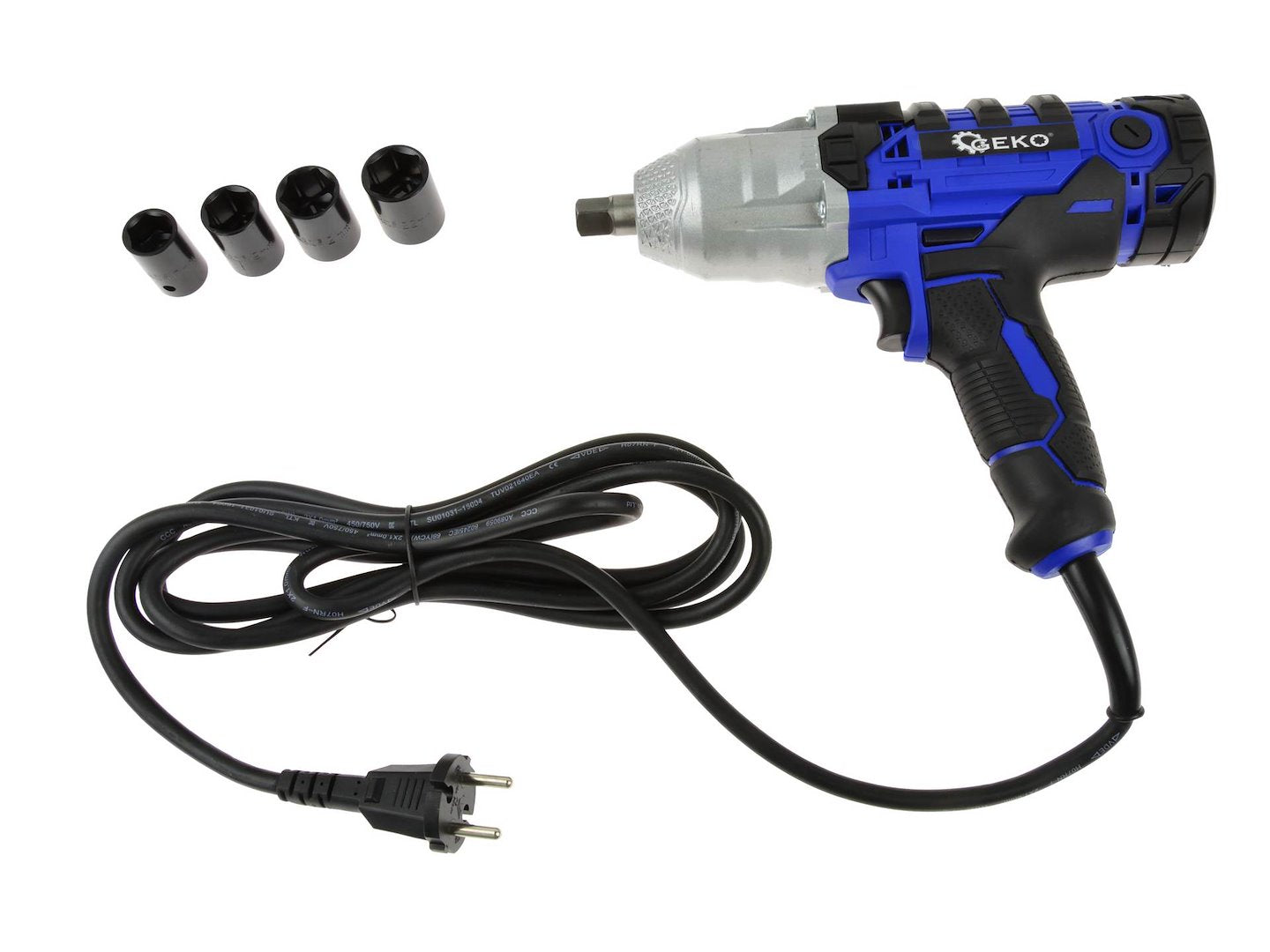PISTOL ELECTRIC DE IMPACT 1/2'' CU TUBULARE 450NM 230V GEKO