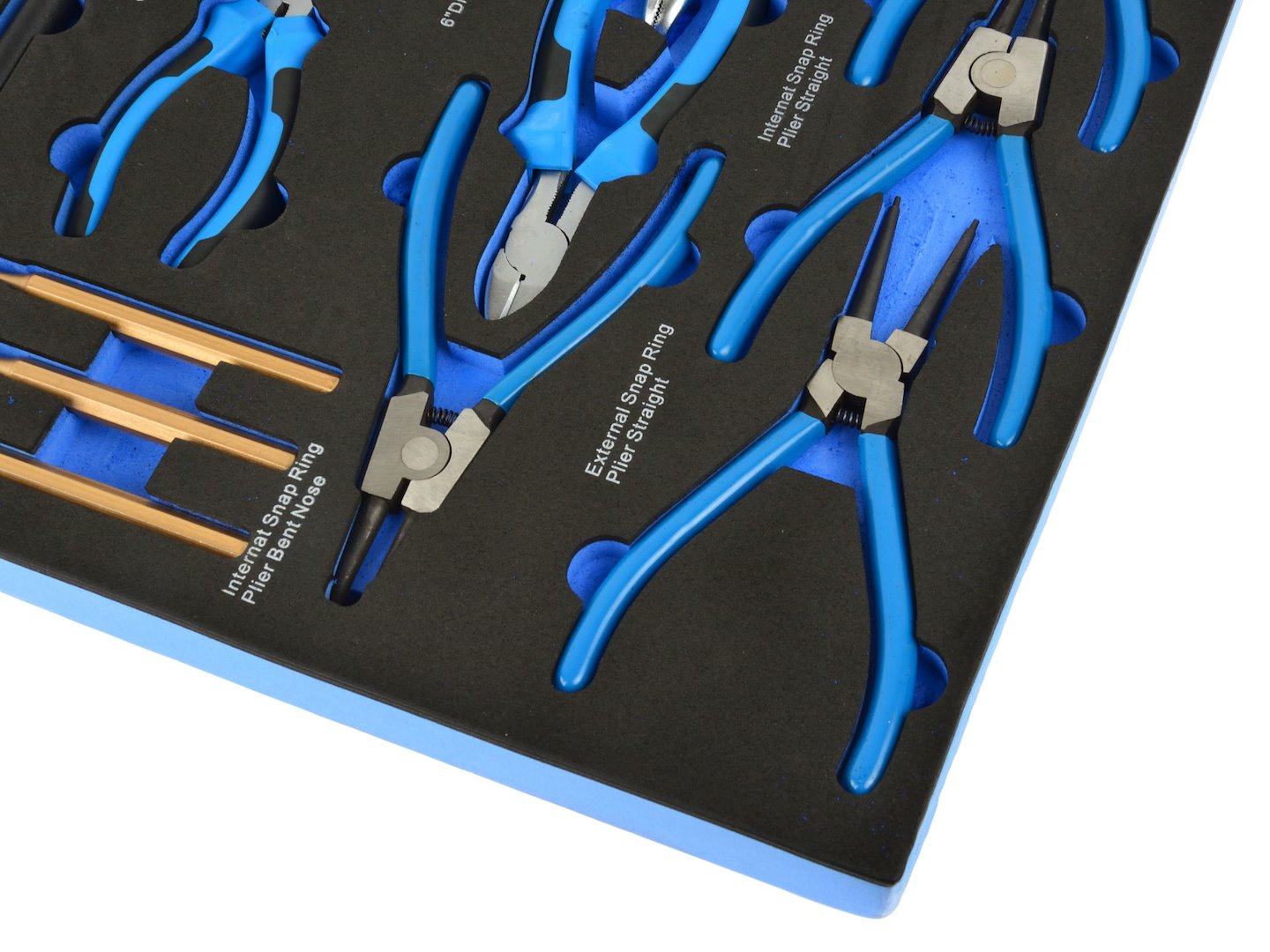 MODUL PENTRU DULAP DE SCULE, CLESTI, DORNURI SI CIOCAN, 16 PIESE GEKO