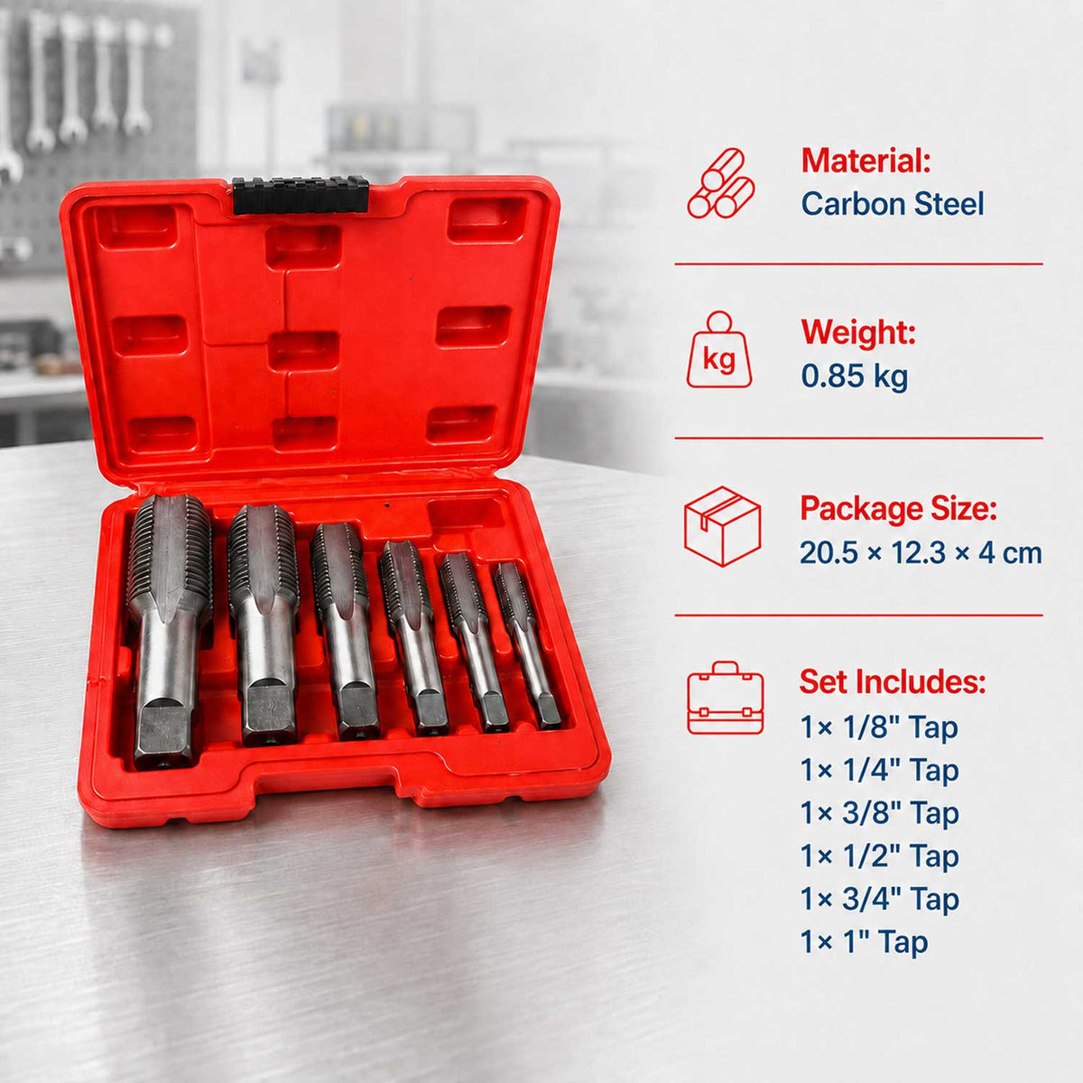 Set tarozi pentru tevi 6 piese GEBO TOOLS