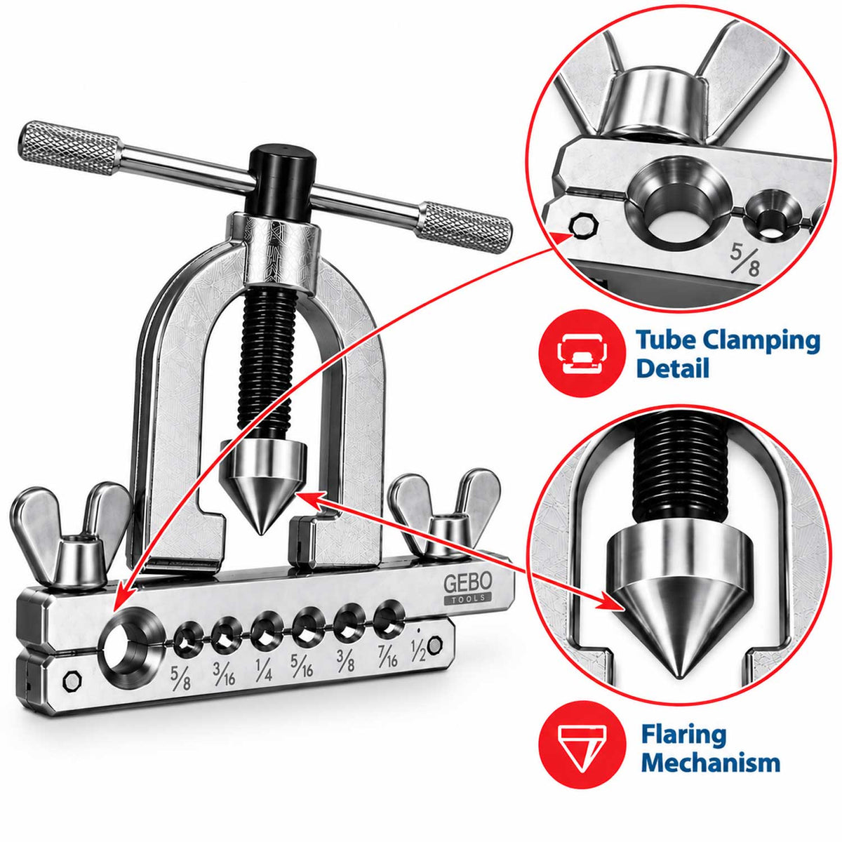 Trusa de bercuit conducte GEBO TOOLS