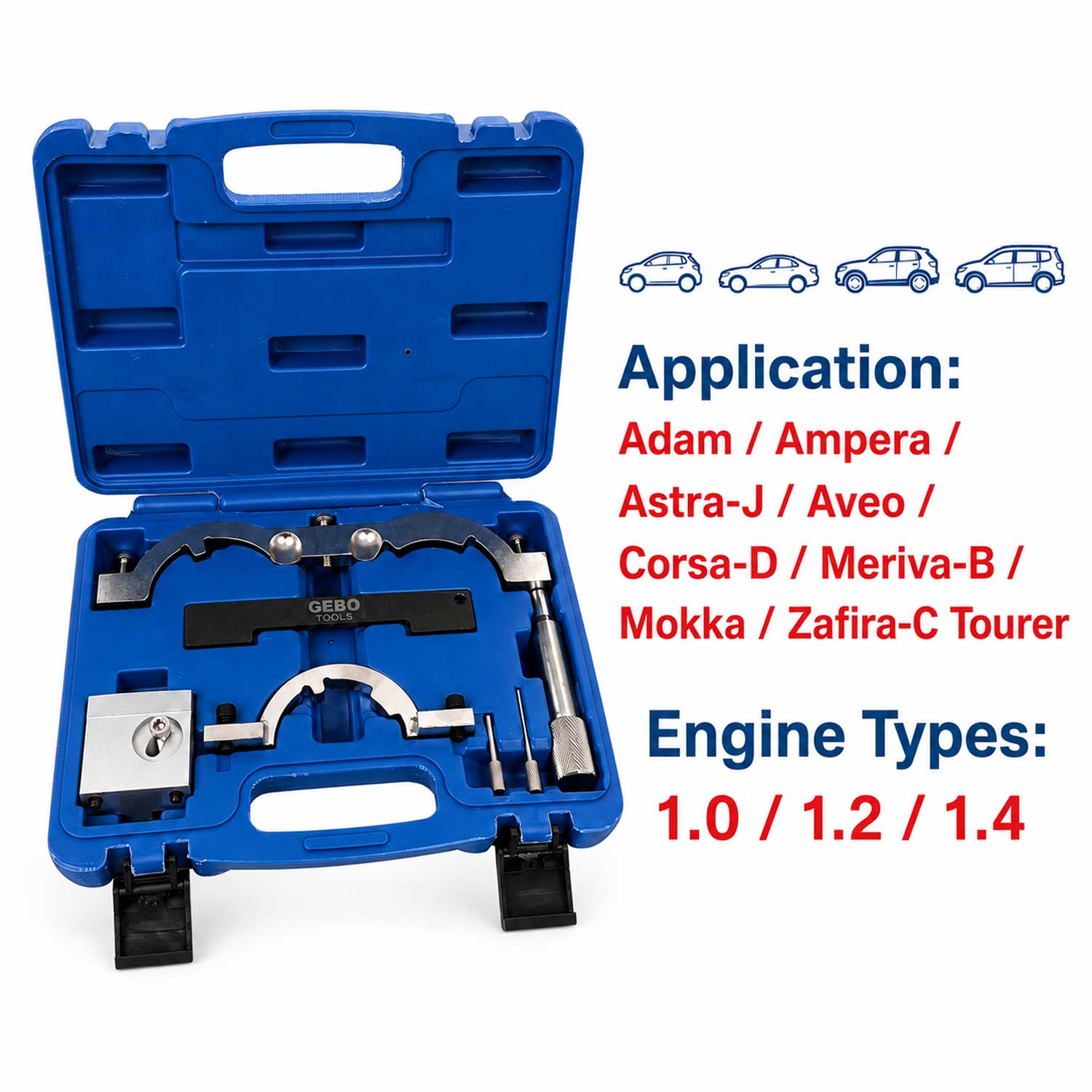 Trusa fixare distributie OPEL VAUXHALL 1.0 1.2 1.4 GEBO TOOLS