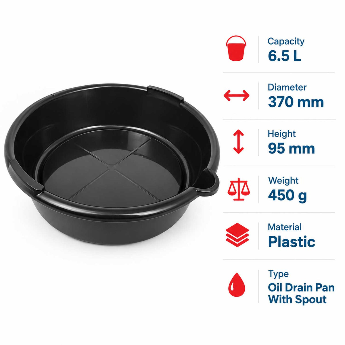Vas colector 6.5l model 1 GEBO TOOLS