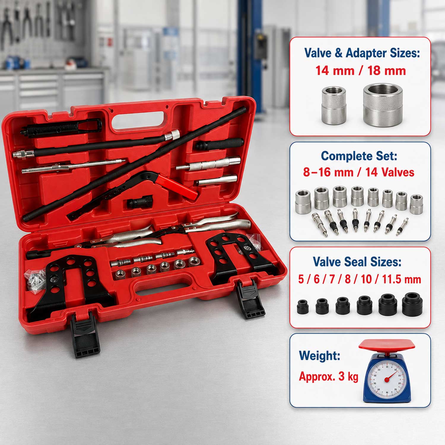 Trusa presa simering supapa GEBO TOOLS
