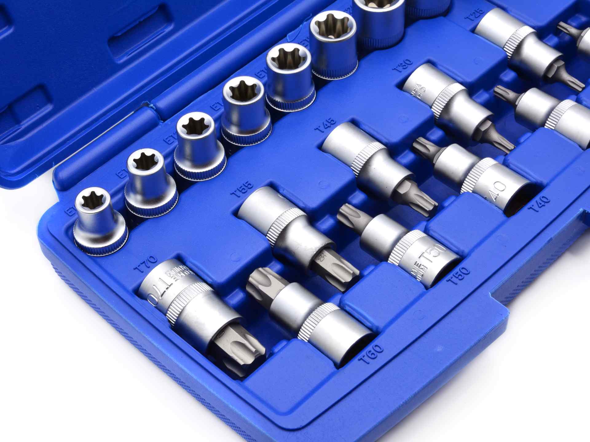 SET TUBULARE SI BITI TORX 19 PIESE 1/2'' GEKO