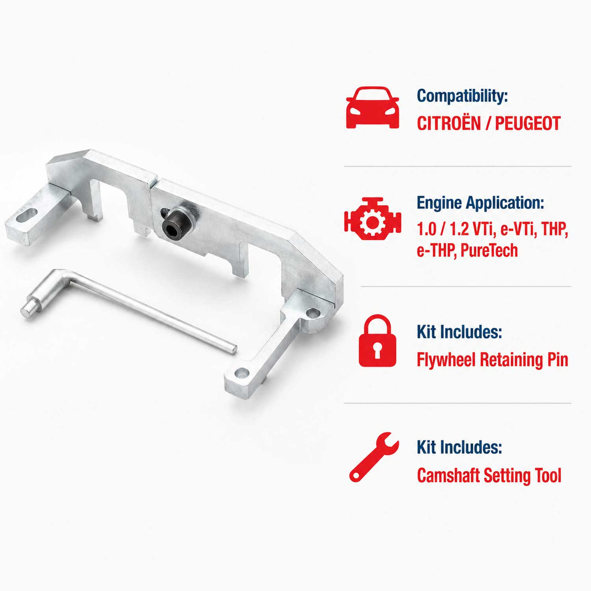 Cale blocator fixare distributie CITROEN PEUGEOT psa 1.0 1.2 vti thp e-vti