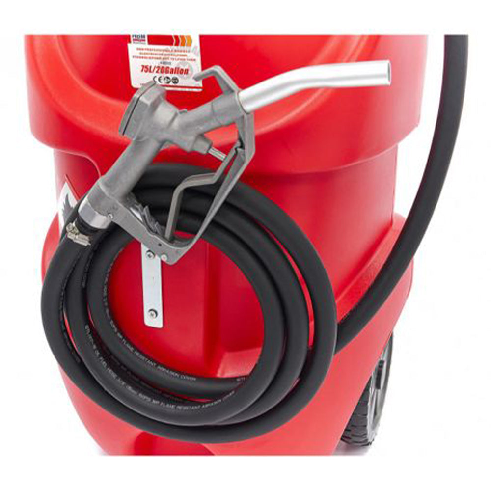 POMPA MOBILA DE TRANSFER MOTORINA CU REZERVOR 75L 40L/MIN 12V HBM