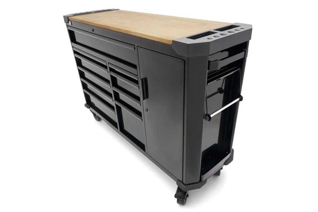 DULAP METALIC PROFESIONAL 10 SERTARE CARUCIOR MOBIL BANC DE LUCRU 147CM, BLAT LEMN MASIV HBM OLANDA