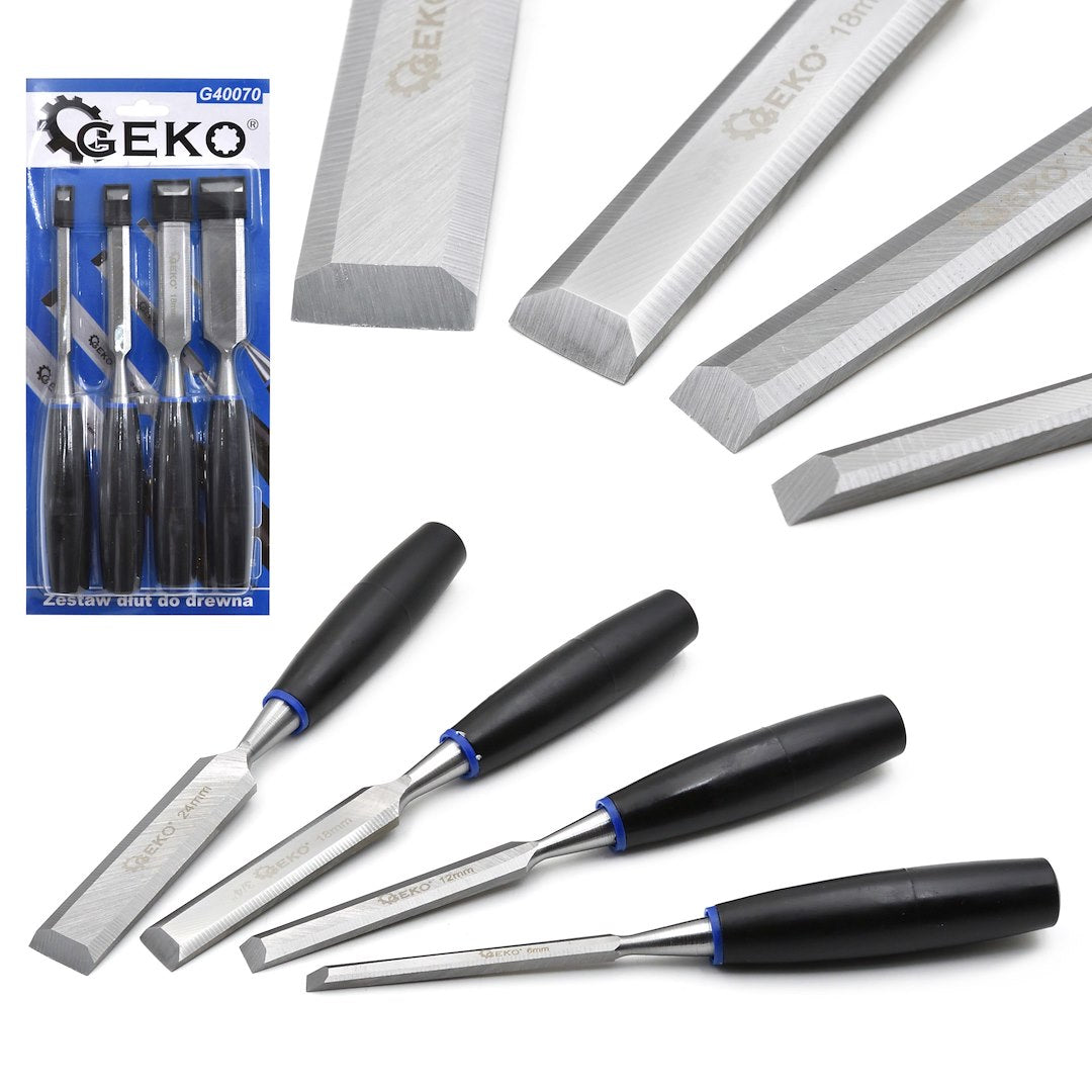 SET DE 4 DALTI PENTRU LEMN 6-24MM