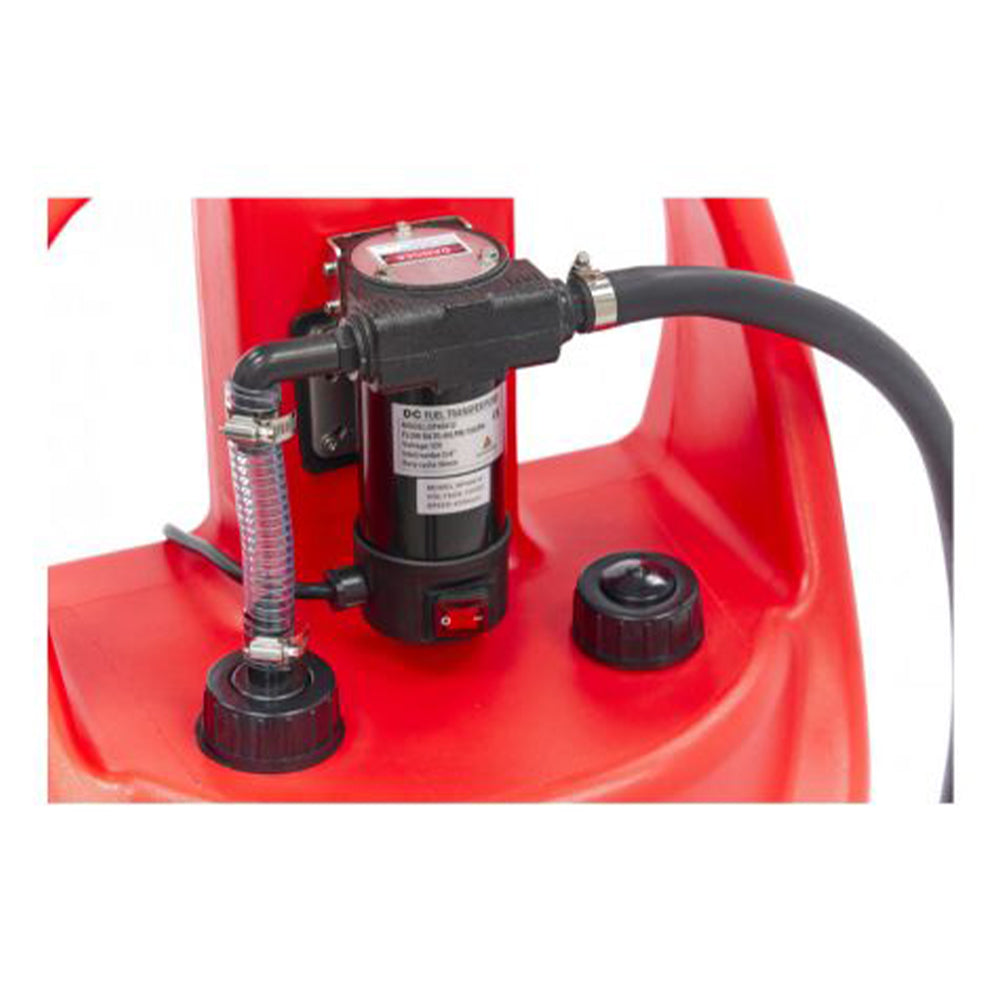 POMPA MOBILA DE TRANSFER MOTORINA CU REZERVOR 75L 40L/MIN 12V HBM