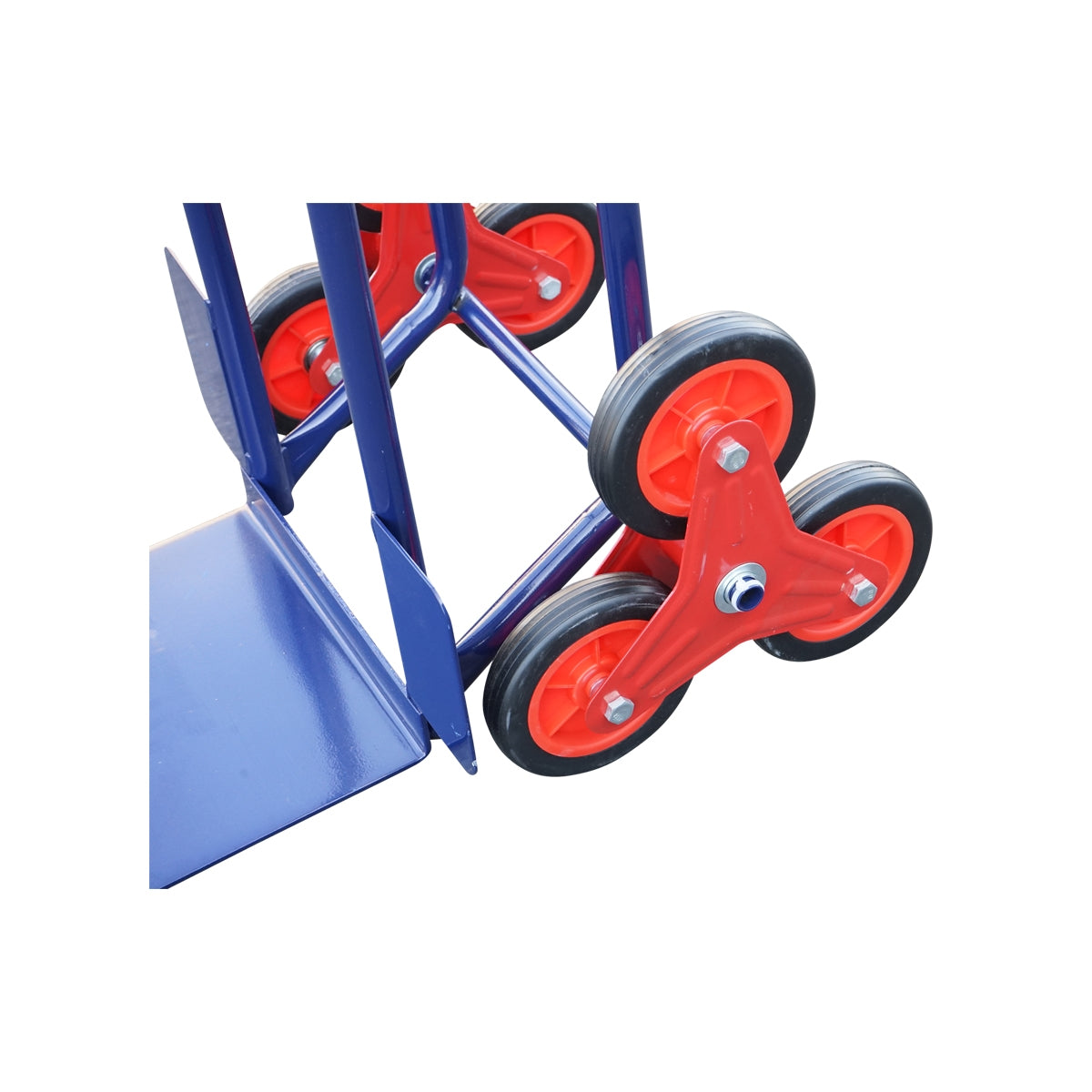 CARUCIOR TRANSPORT MARFA PE TREPTE, SCARI CU 6 ROTI 150KG