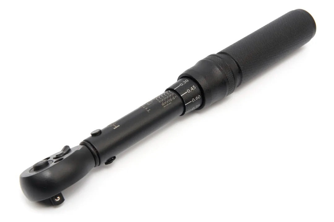 TRUSA CHEIE DINAMOMETRICA 1/4'' DE PRECIZIE 2-20NM 32 PIESE HBM