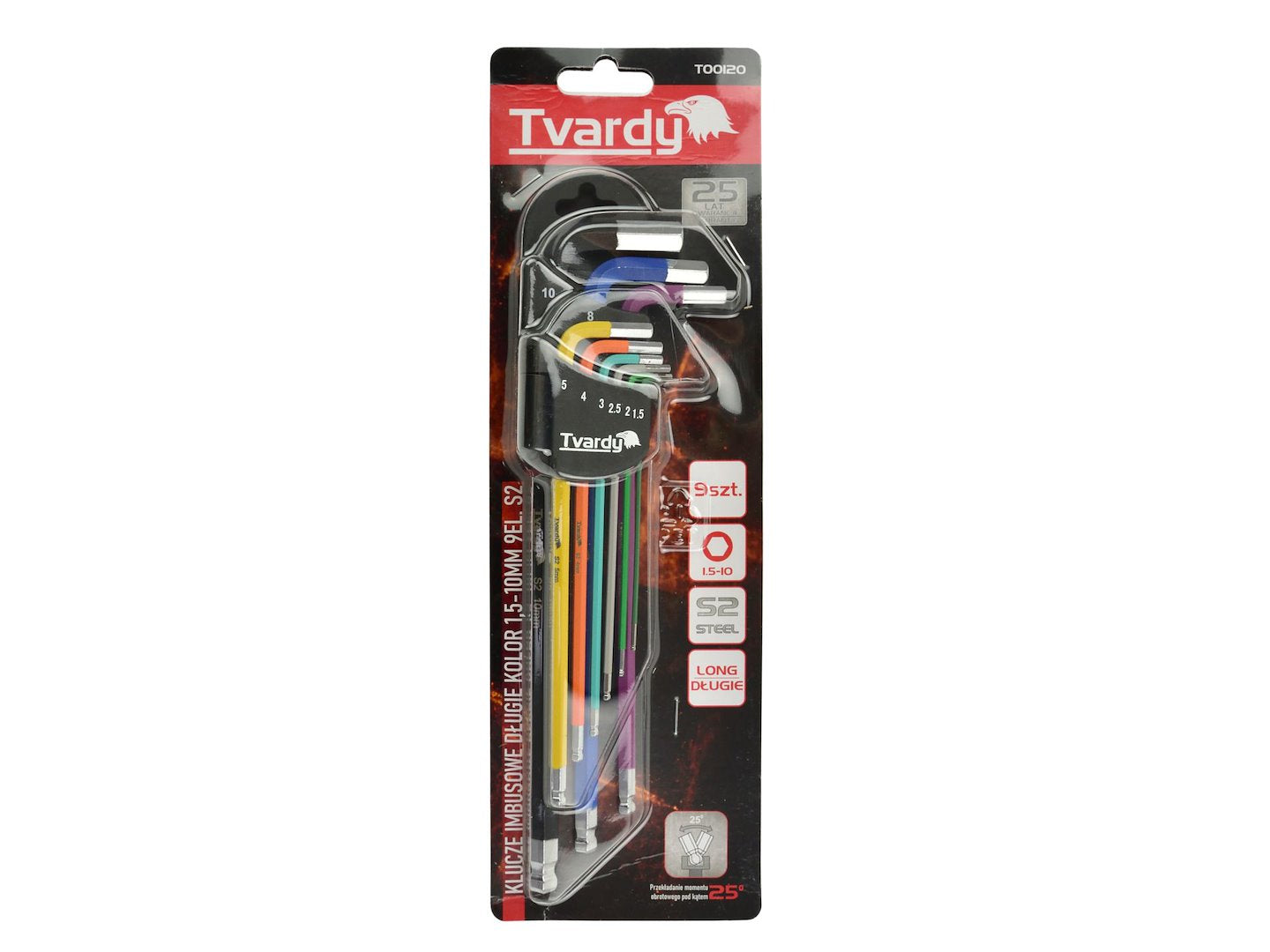 SET 9 CHEI IMBUS COLORATE TIP L CU BILA 1.5-10MM