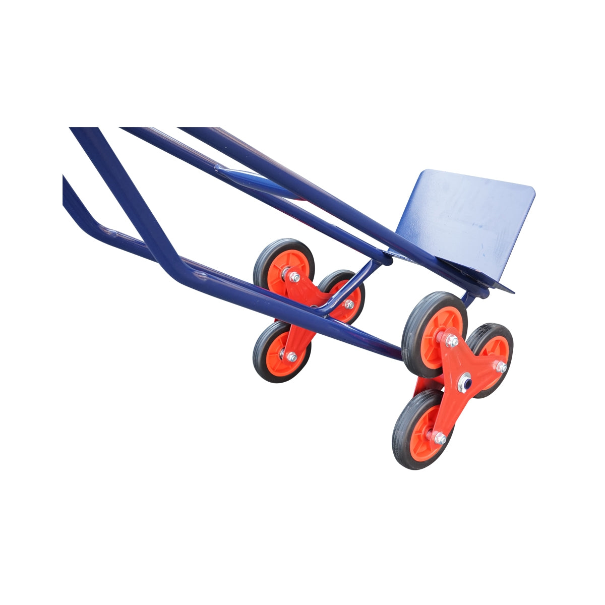 CARUCIOR TRANSPORT MARFA PE TREPTE, SCARI CU 6 ROTI 150KG